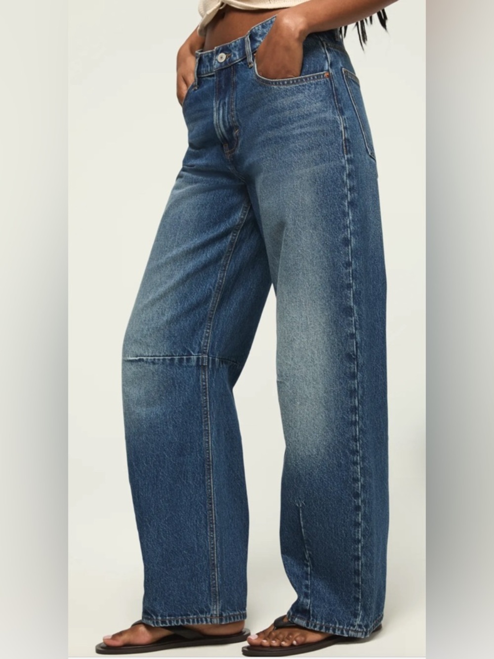 Lucky Brand Barrel Wide Leg 2Long